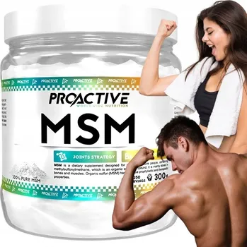 Kloubní výživa MSM organická síra SILNÉ KLOUBY KOSTI regenerace ProActive MSM 90 kapslí