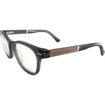 Virtuální realita GUNNAR kancelářske/herní brýle TIOGA GRAY CRYSTAL/WALNUT čirá skla-PRO MINERAL BLF 35 GUNNAR focus