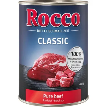 Krmivo pro psa Rocco Classic konzerva Pure Beef 400 g