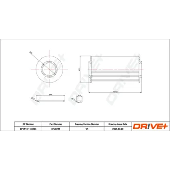 Olejový filtr Olejový filtr Dr!ve+ DP1110.11.0224