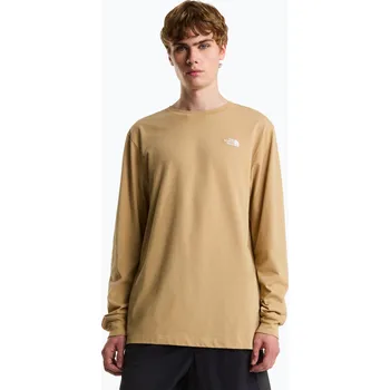 Pánské trekové tričko Longsleeve The North Face Evolution Simple Dome Regular khaki stone