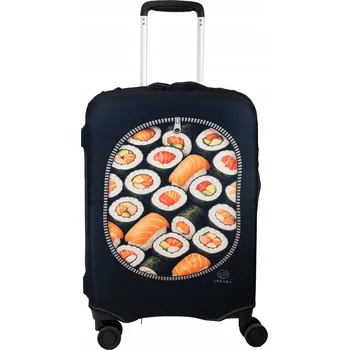 Elastický obal na kufr - “Kufr plný sushi” - Abbara - Velikost: S