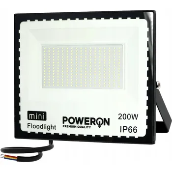 Halogen LED 200W lampa studená bílá venkovní reflektor IP66