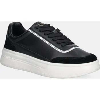 Pánská obuv Kožené tenisky Guess WINNO 3 FMTWI3.ELE12.BLACK černá 99X, EUR 44