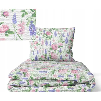 Povlečení Krepové povlečení 200x220 cm + 2x 70x80 cm POLSKÁ VÝROBA, vzor: Provence