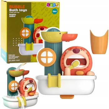 Hračka pro nejmenší Hračka Do Vany Strojek na výrobu pěny Lev Kachna