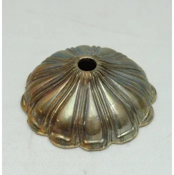 Lampička Mosazná objímka na stínidlo, víčko stínidla, lampička