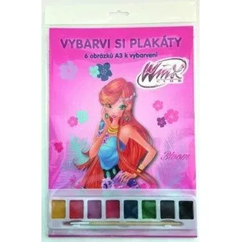 omalovánky Winx Club - Plakátové omalovánky A3
