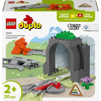 Stavebnice LEGO LEGO Duplo 10425 Železniční tunel a podložka - rozšiřující sada