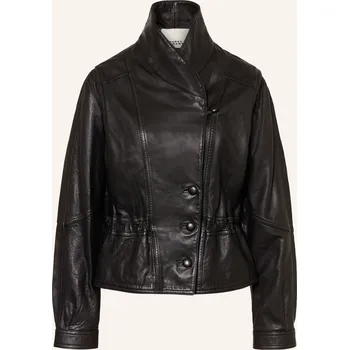 Dámská halenka Isabel Marant Dámská Kožená Bunda Tressy, černá, 36