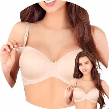 Dámské spodní prádlo Lupoline vyztužená podprsenka hnědá velikost 75C