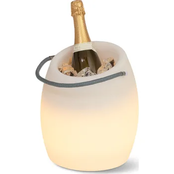 Chladič na víno 679068 - Tchibo - Chladicí nádoba na láhve s LED - barva: bílá