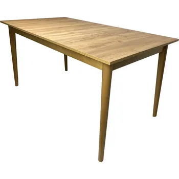 Jídelní stůl 150x80+40 RIO (1,6CM) Laminát Obdélník Nohy Kulaté