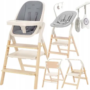 Jídelní židlička Carrello Ergo CRL-16701 jídelní židlička 4v1 Carbon Grey