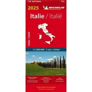 WŁOCHY mapa 1:1 000 000 MICHELIN 2023 Kolektiv autorů
