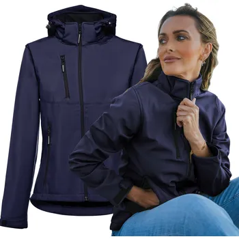 Moto bunda Kurtka damska softshell TH Clothes s kapucí Zagreb Women velikost XXL