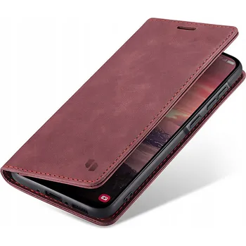 Pouzdro na mobilní telefon Flipové pouzdro Spacecase pro Samsung Galaxy A56 červené