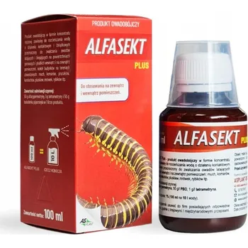 Alfasekt Plus tekutý přípravek na mouchy, komáry, šváby, štěnice 100ml Asplant