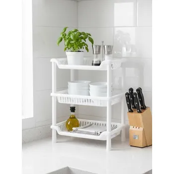 police Sinsay - Tříúrovňová stojící police - bílá - 994HB-00X - 994HB-00X-ONE