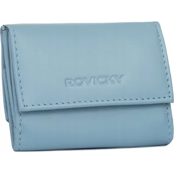 Peněženka Rovicky dámská peněženka z pravé kůže, modrá