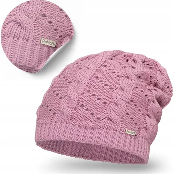 Čepice PaMaMi zimní čepice beanie růžová, univerzální velikost