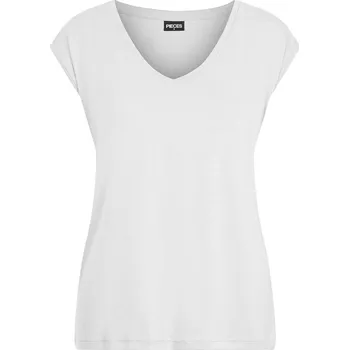 Dámské oblečení BÍLÉ TRIČKO Z MODALU Pieces