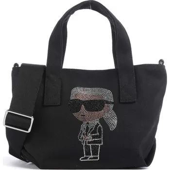 Kabelka Karl Lagerfeld Ikon Small - Kabelka v černá, plátno, 50545908 | Kabelky pro ženy & muže