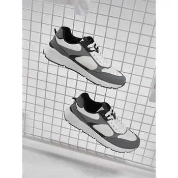 Pánské tenisky Sinsay - Šněrovací boty sneakers - vícebarevná - 010GQ-MLC - 010GQ-MLC-46