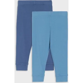 Sinsay - Pruhované legíny 2 balení - modrá - 202CK-55X - 202CK-55X-98