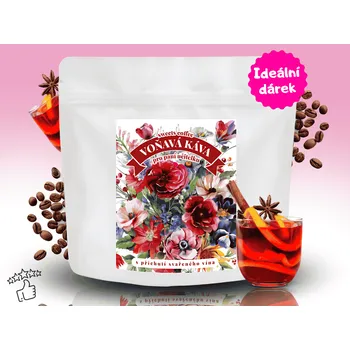 Káva SWEETS COFFEE KÁVA PRO PANÍ UČITELKU S PŘÍCHUTÍ SVAŘENÉHO VÍNA