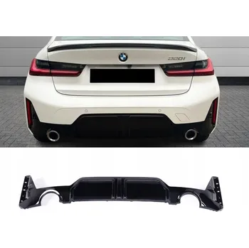 autokoberec BMW G20 G21 M SPORT LCI PO FACELIFTU ČERNÝ DIFUZÉR ZADNÍHO NÁRAZNÍKU MPERFORMANCE