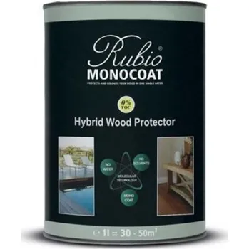 Olej na dřevo Rubio Monocoat Hybrid Wood Protector olej na exteriér Barva: Look IPE, Velikost: 1L