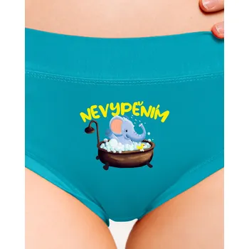 Souprava dámského spodního prádla Bastard Nevypěním dámské kalhotky Turquoise