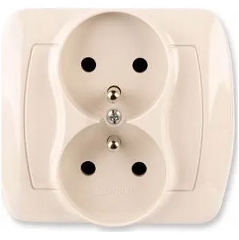 Elektrická zásuvka Elektrická Zásuvka zásuvka Kontakt-simon béžová