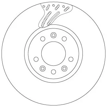 Brzdový kotouč Brzdový kotouč FEBI FE104168