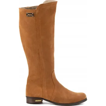 Dámské kozačky Olivier dámské kozačky ke kolenům, plochý podpatek, velikost 39