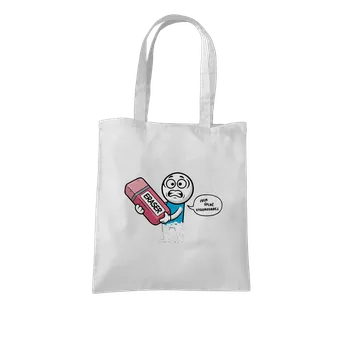 Bastard Vygumovanej taška White