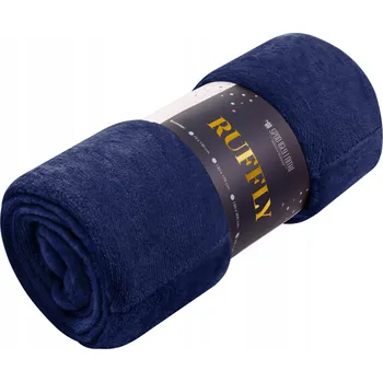 Prostěradlo Přikrývka Spod Igły i Nitki z mikrovlákna 200 cm x 220 cm modrá