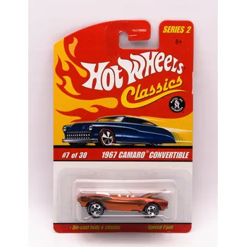 autíčko Hot Wheels Classics 1967 Camaro Convertible Oranžový