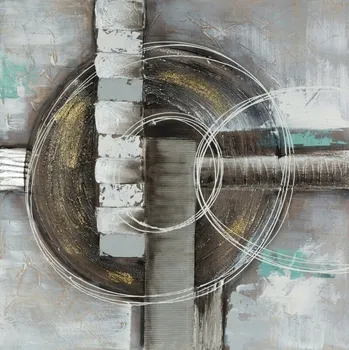 Obraz EUROFIRANY OBRAZ 555B 80 X 80 CM BÉŽOVÝ