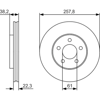 Brzdový kotouč Brzdový kotouč BOSCH 0 986 479 R56