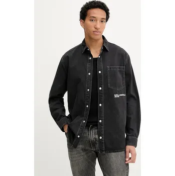Dámská košile Džínová košile Karl Lagerfeld Jeans A3M16001 černá 99B, vel. L