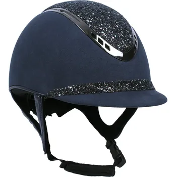Jezdecká přilba QHP Helma jezdecká Glitz QHP, navy Obvod hlavy: 57-59 cm