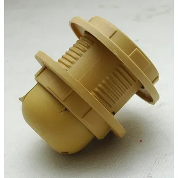 Objímka na žárovku 3x Plastová objímka E27 se závitem pro stínidlo