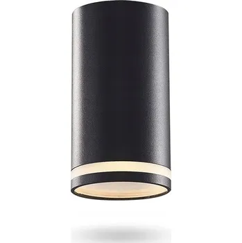 Stropní nástěnné svítidlo Videx 30 W GU10 10 cm černé