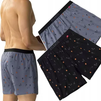 Boxerky Spodní Prádlo Boxerky Atlantic modré, velikost L