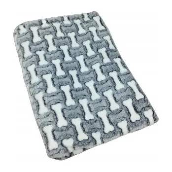 Pelíšek pro psa Max Mebels ponton pro psa šedý 70 cm x 115 cm