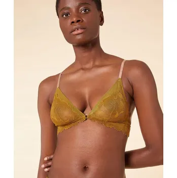 Podprsenka Etam podprsenka nevyztužená zelená velikost 70D