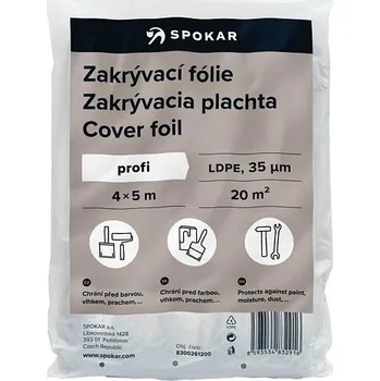 Zakrývací fólie na malování Spokar Profi zakrývací folie
