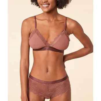 Podprsenka ETAM HNĚDÁ MĚKKÁ PODPRSENKA (70D)